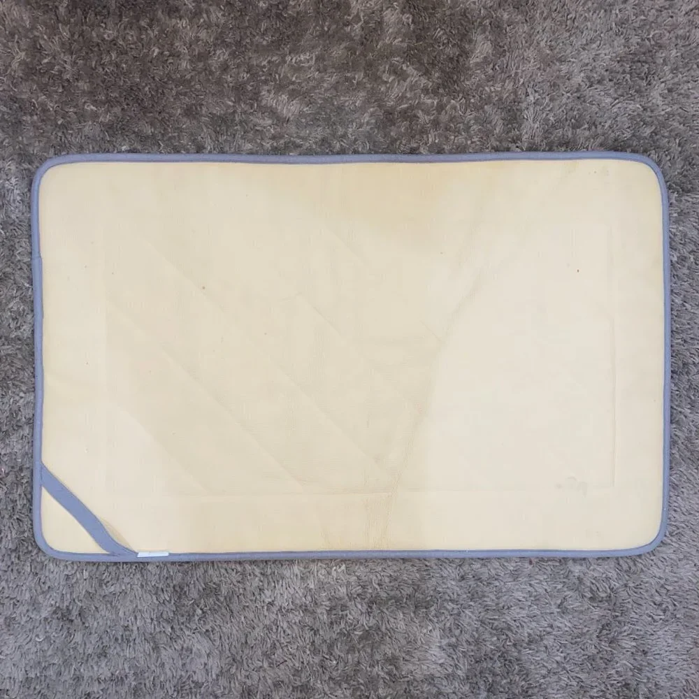 Gray Memory Foam Bath Mat